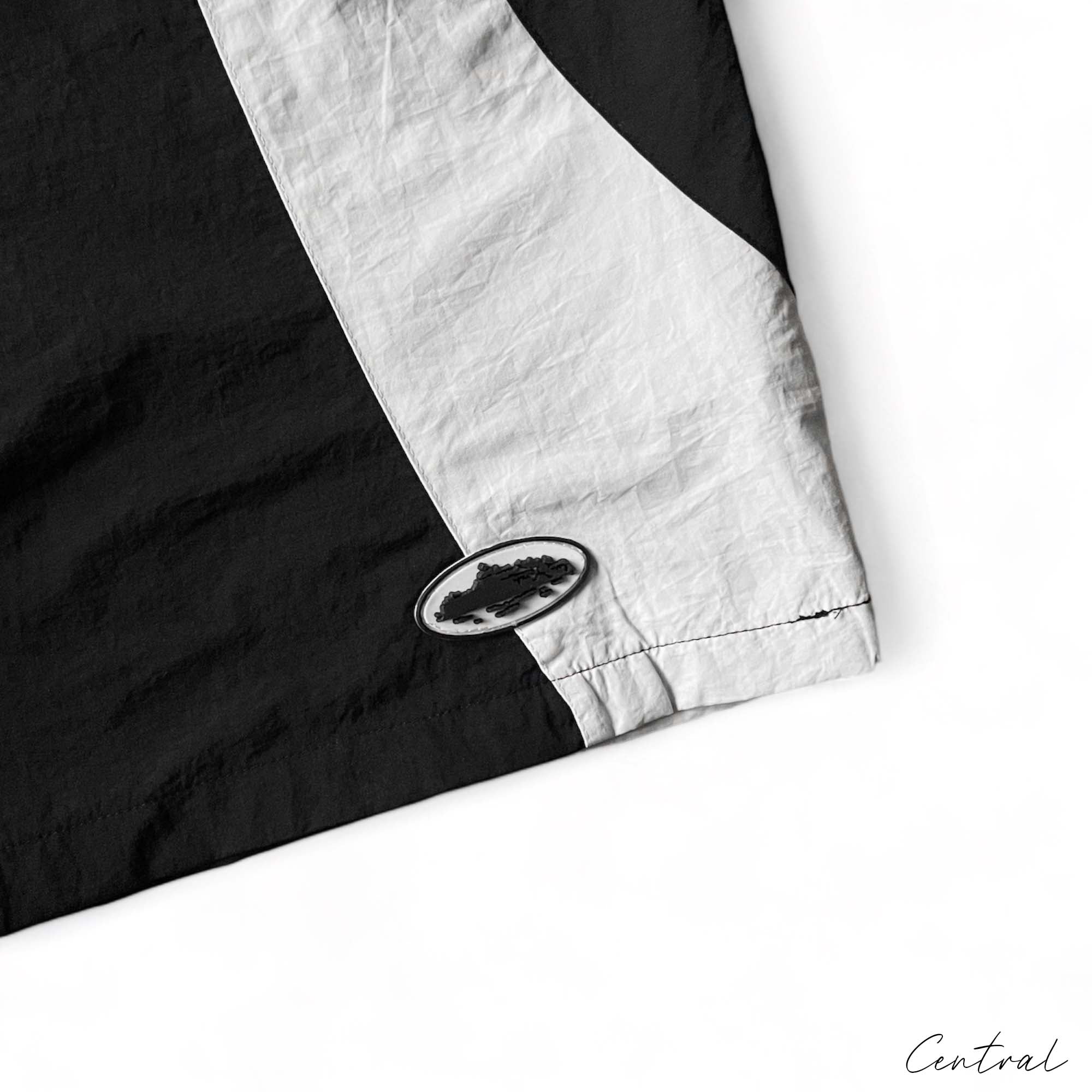 Corteiz Spring Shorts Black-White