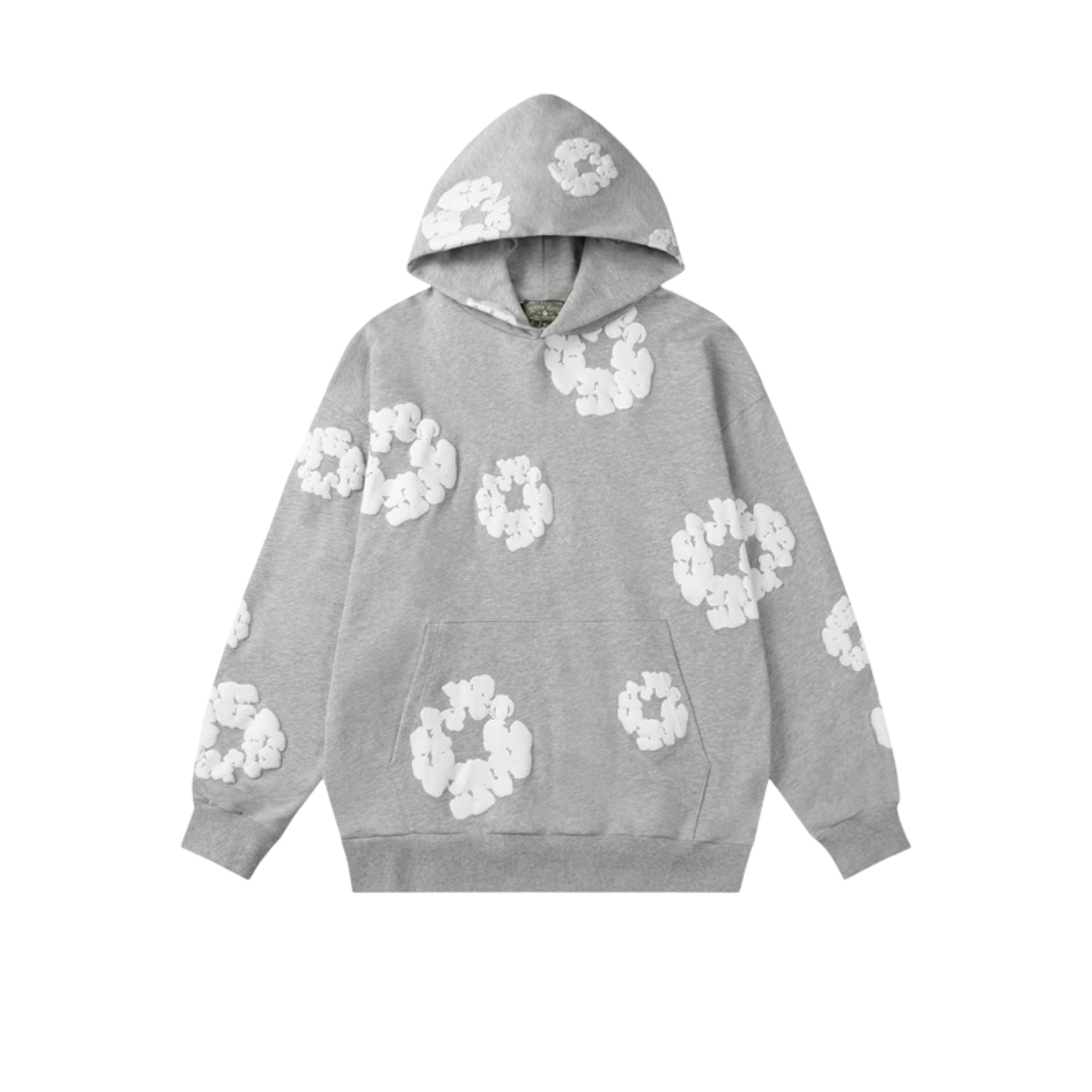 DENIM TEARS THE COTTON WREATH HOODIE Gray