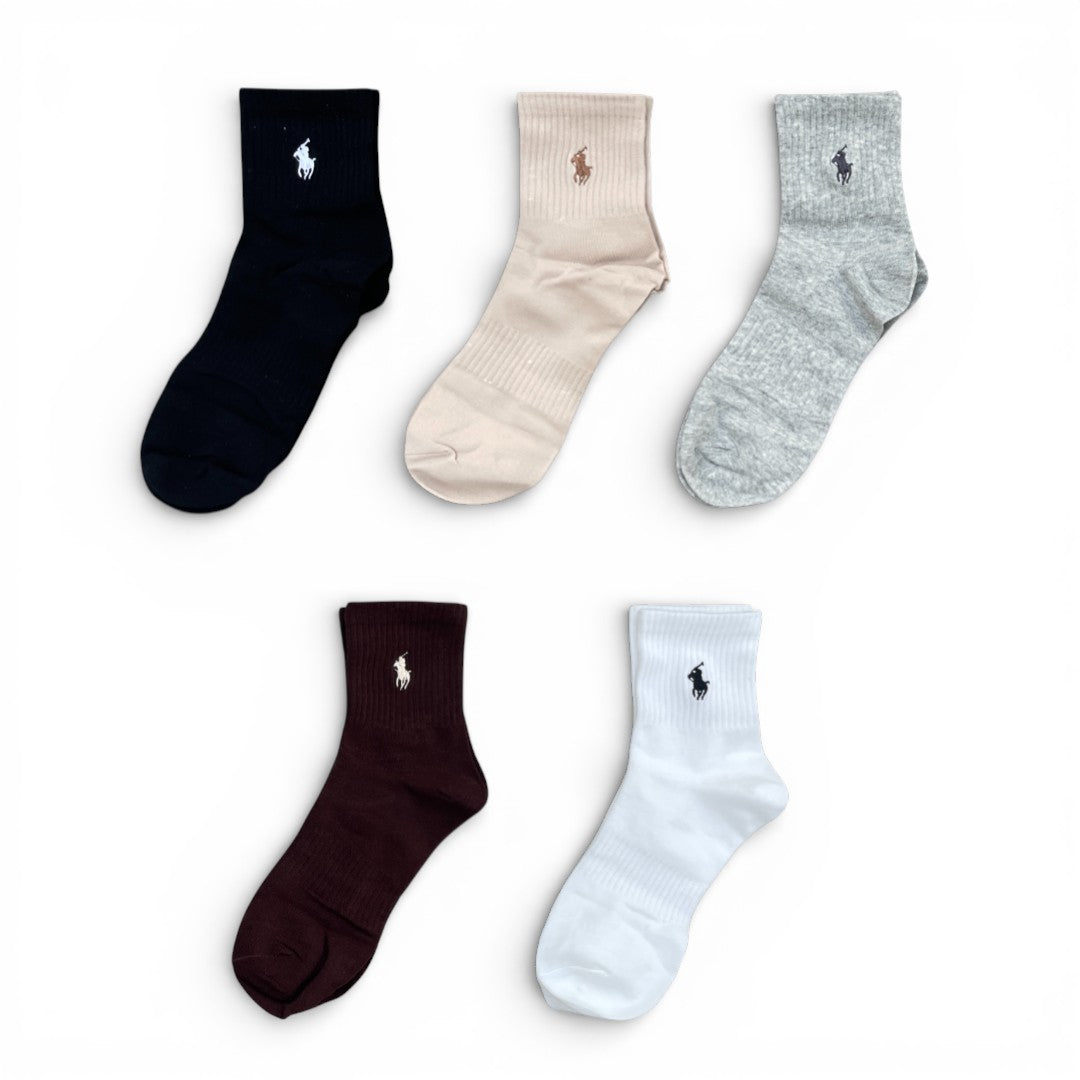 Ralph Lauren 5-Pack Multicolor Socks