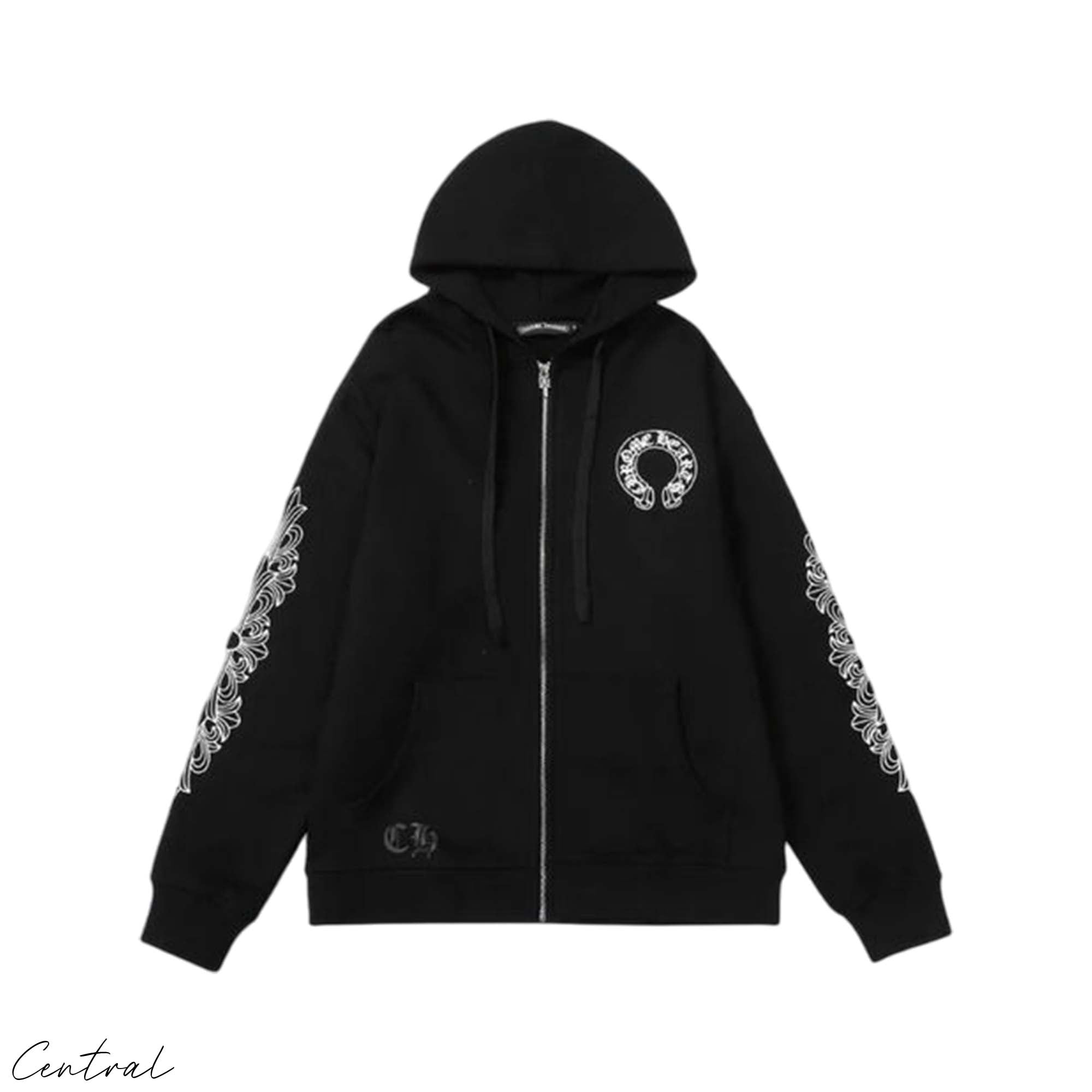Chrome Hearts Horseshoe Zip Up Hoodie