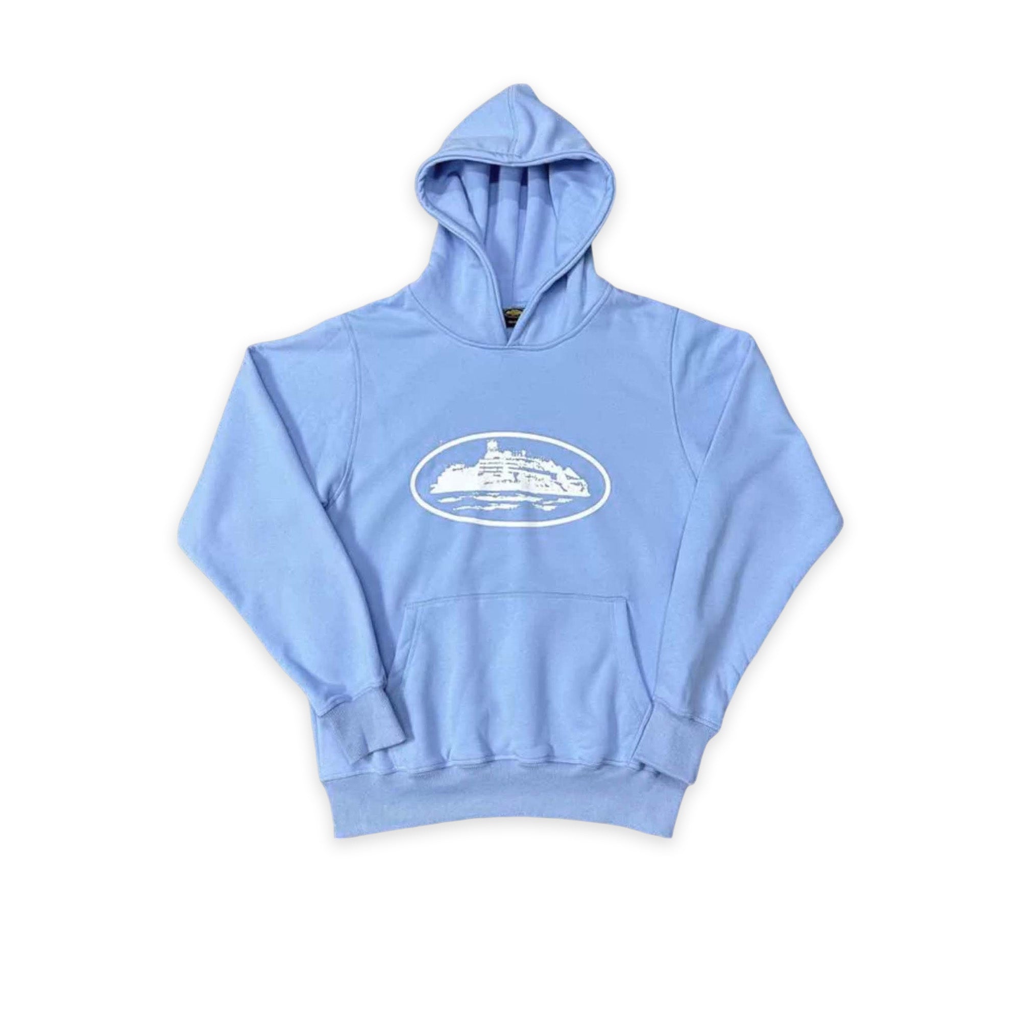 Corteiz Alcatraz Hoodie Baby Blue