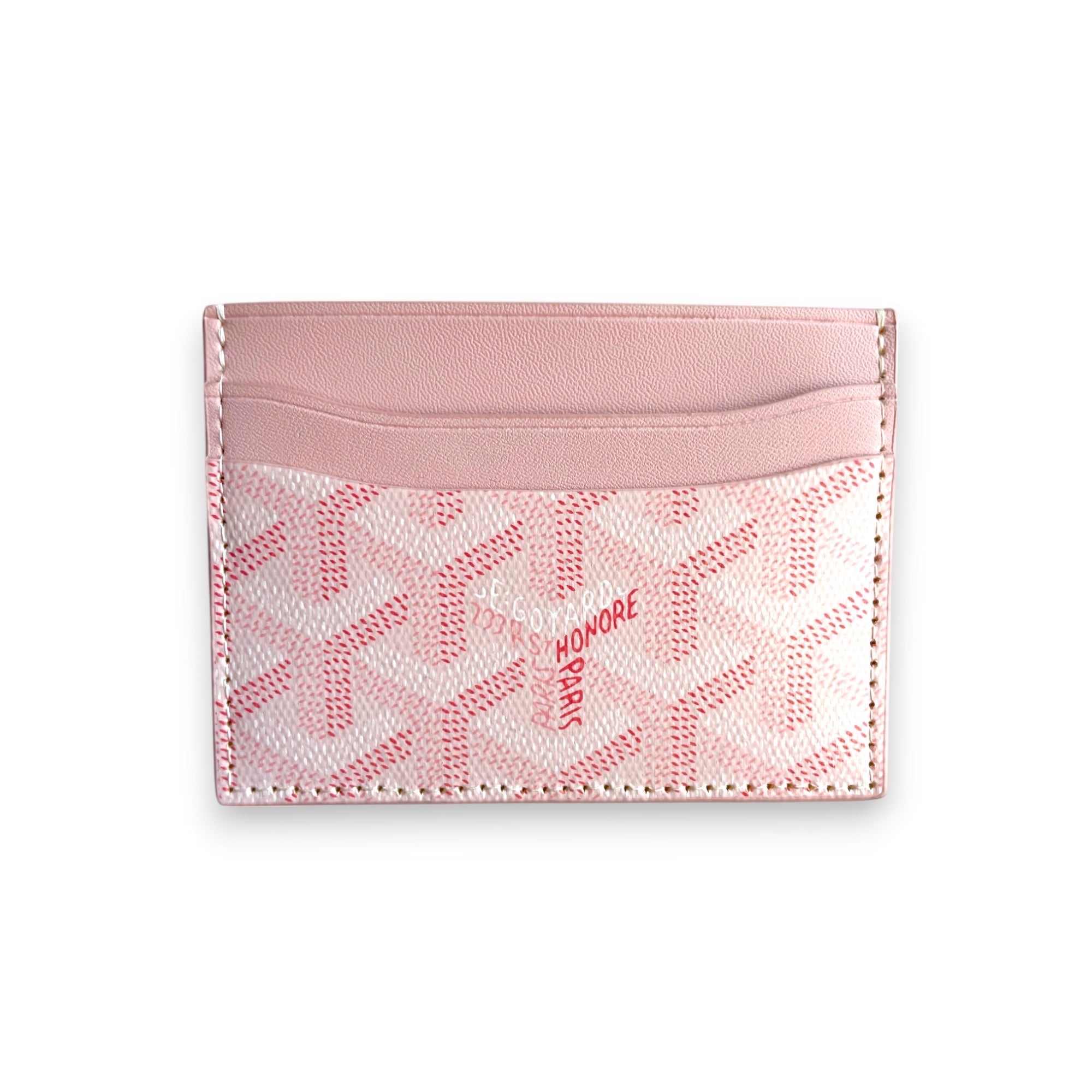 Goyard Card holder Pink