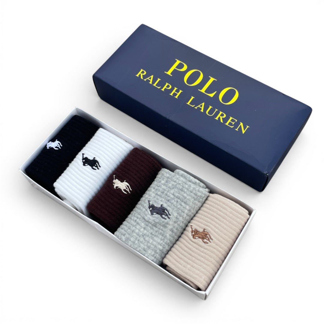 Ralph Lauren 5-Pack Multicolor Socks
