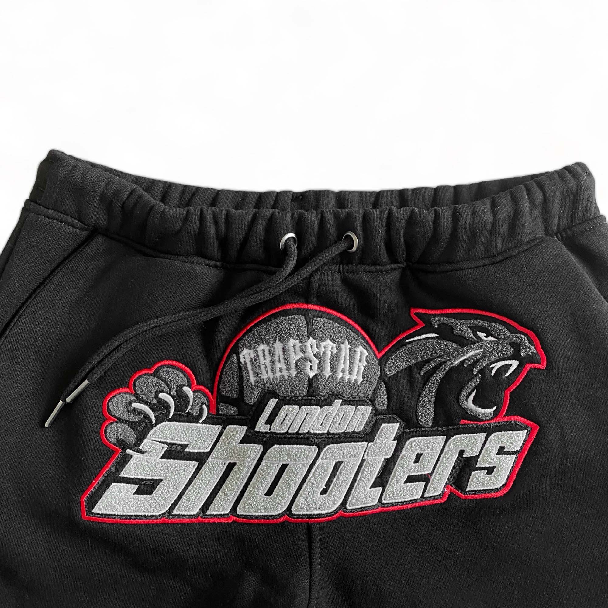 Trapstar Shooters Tracksuit 'BLACK-RED'