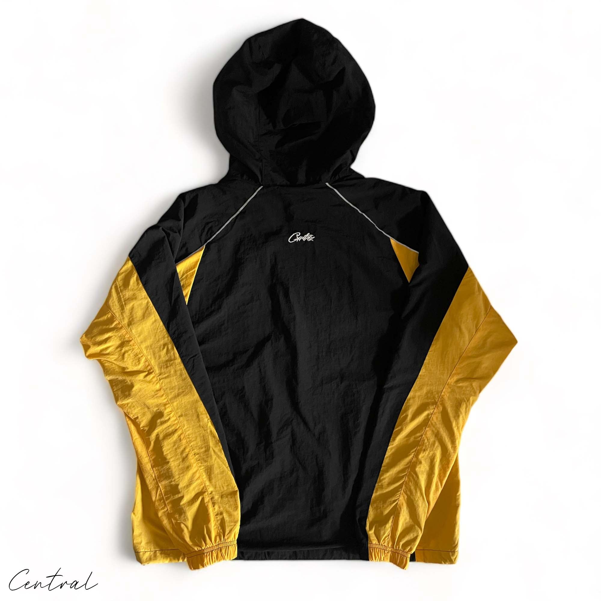 Corteiz Spring Jacket black-yellow