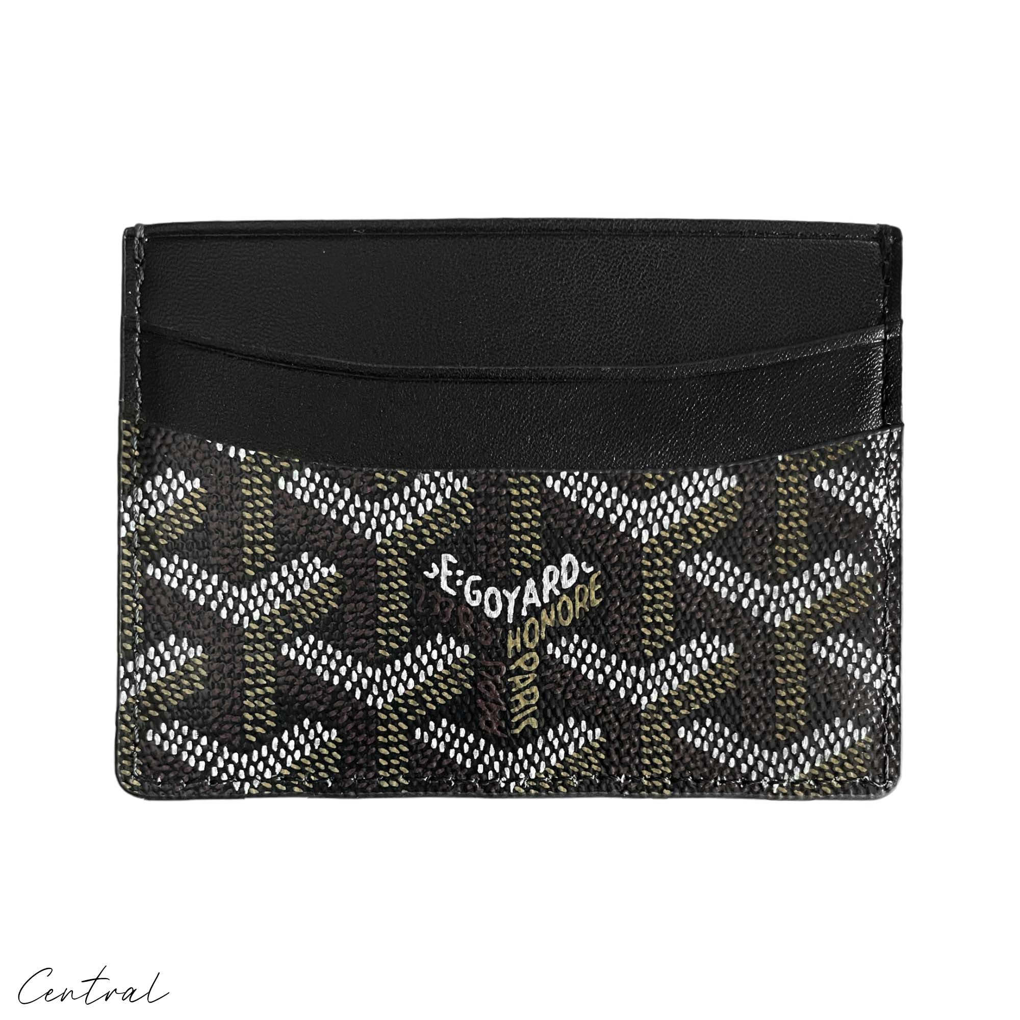 Goyard Card holder Black