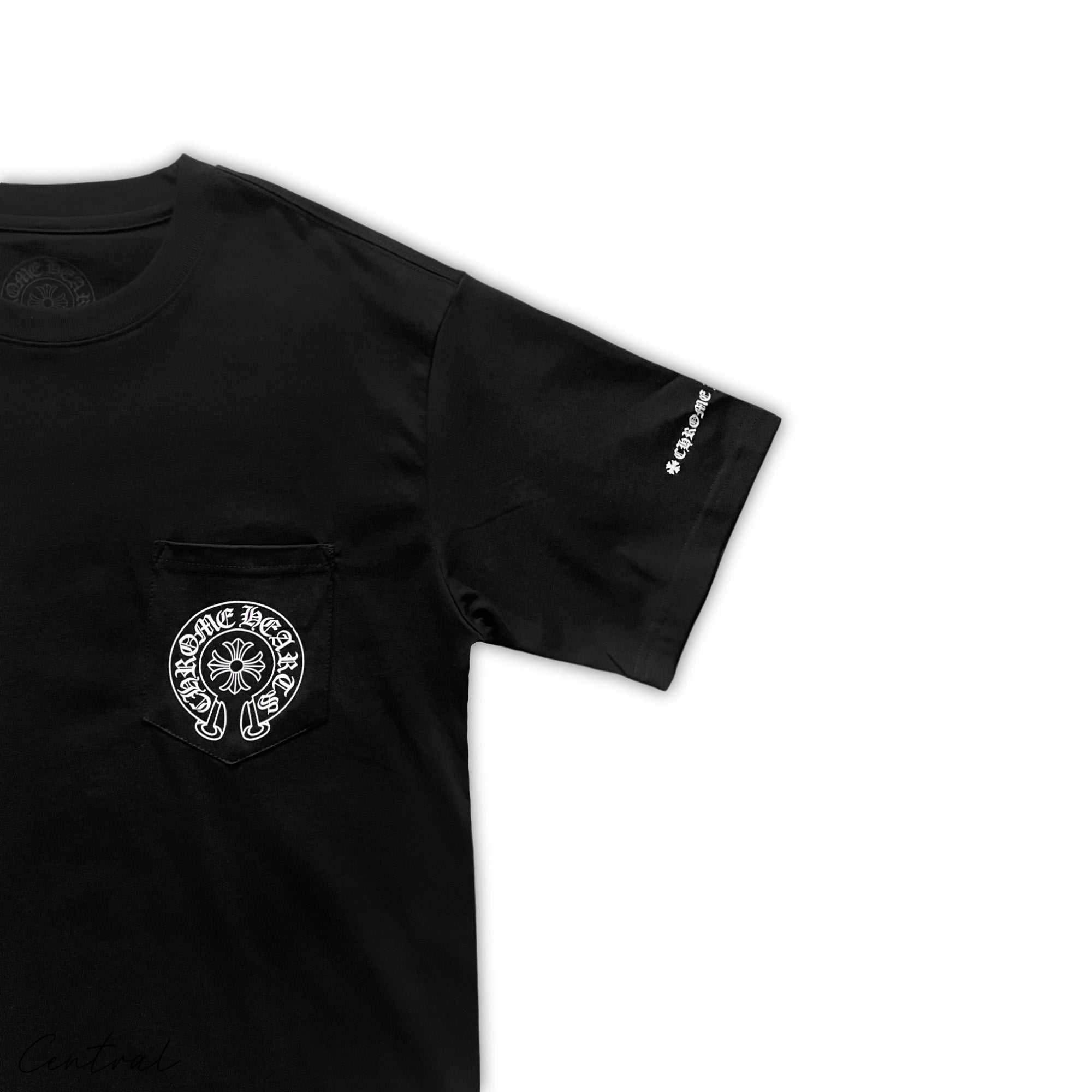 Chrome Hearts Horse Shoe Logo Pocket T-Shirt