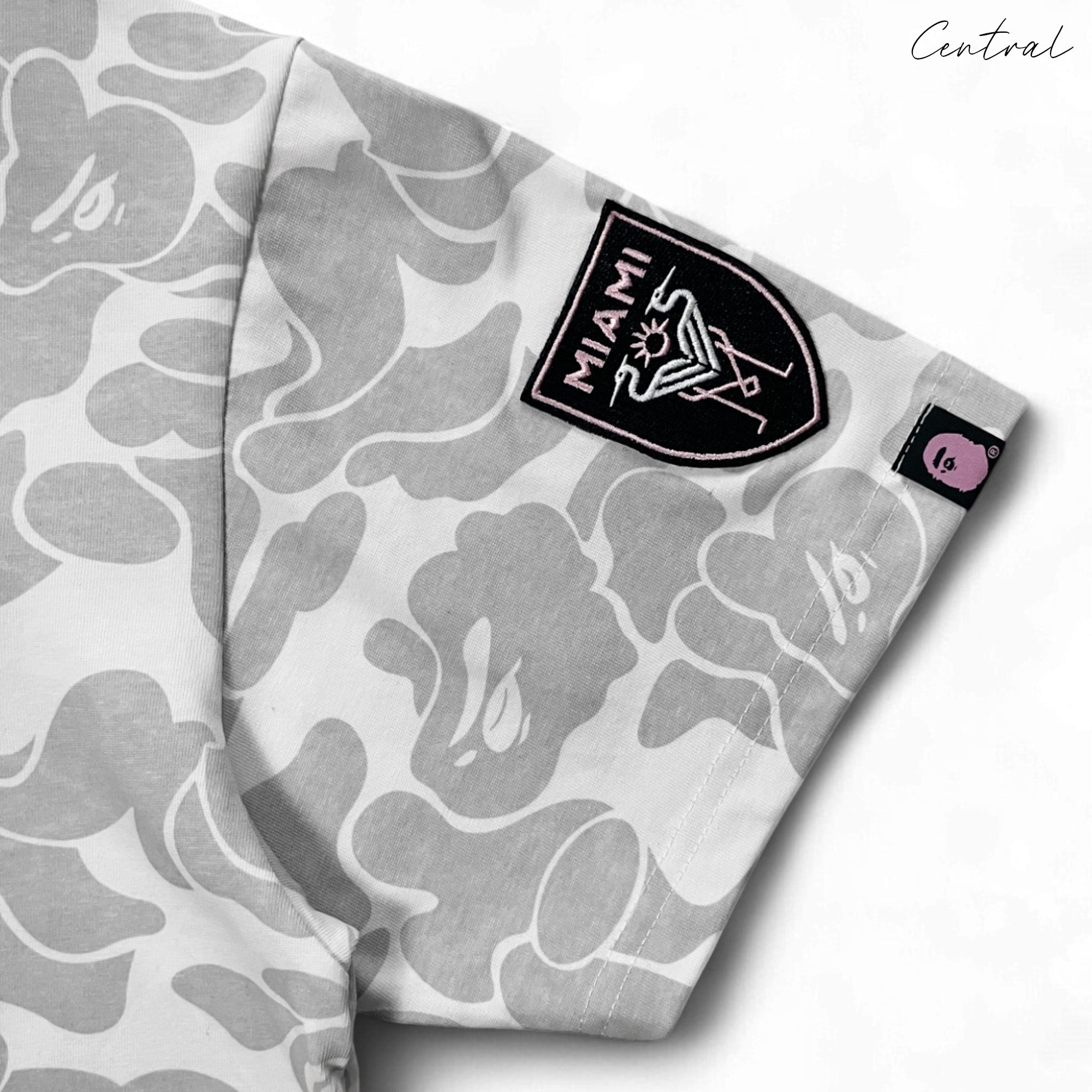 BAPE x Inter Miami Camo Tshirt "white"