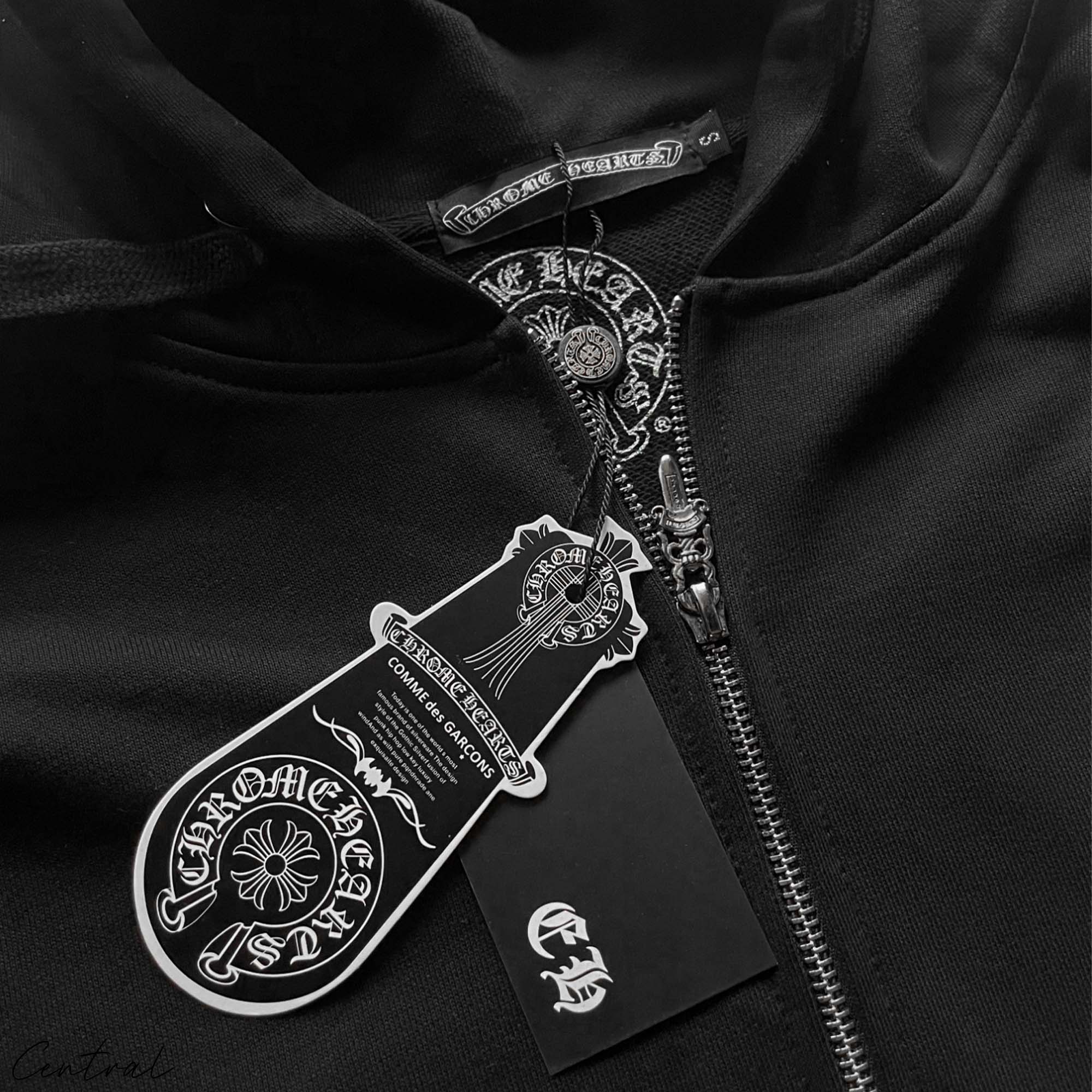 Chrome Hearts Horseshoe Zip Up Hoodie
