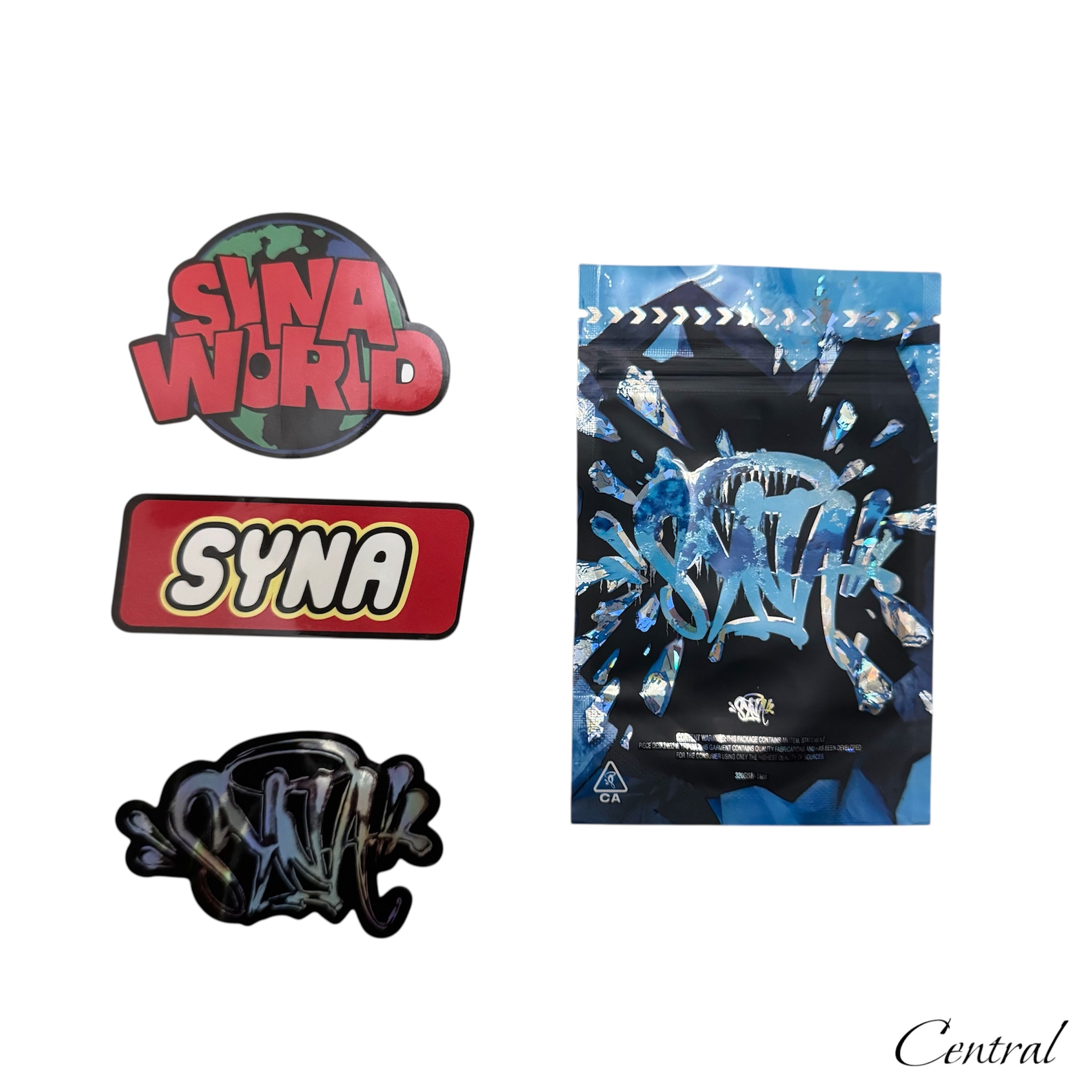 Syna World Ice Tee – White / Blue