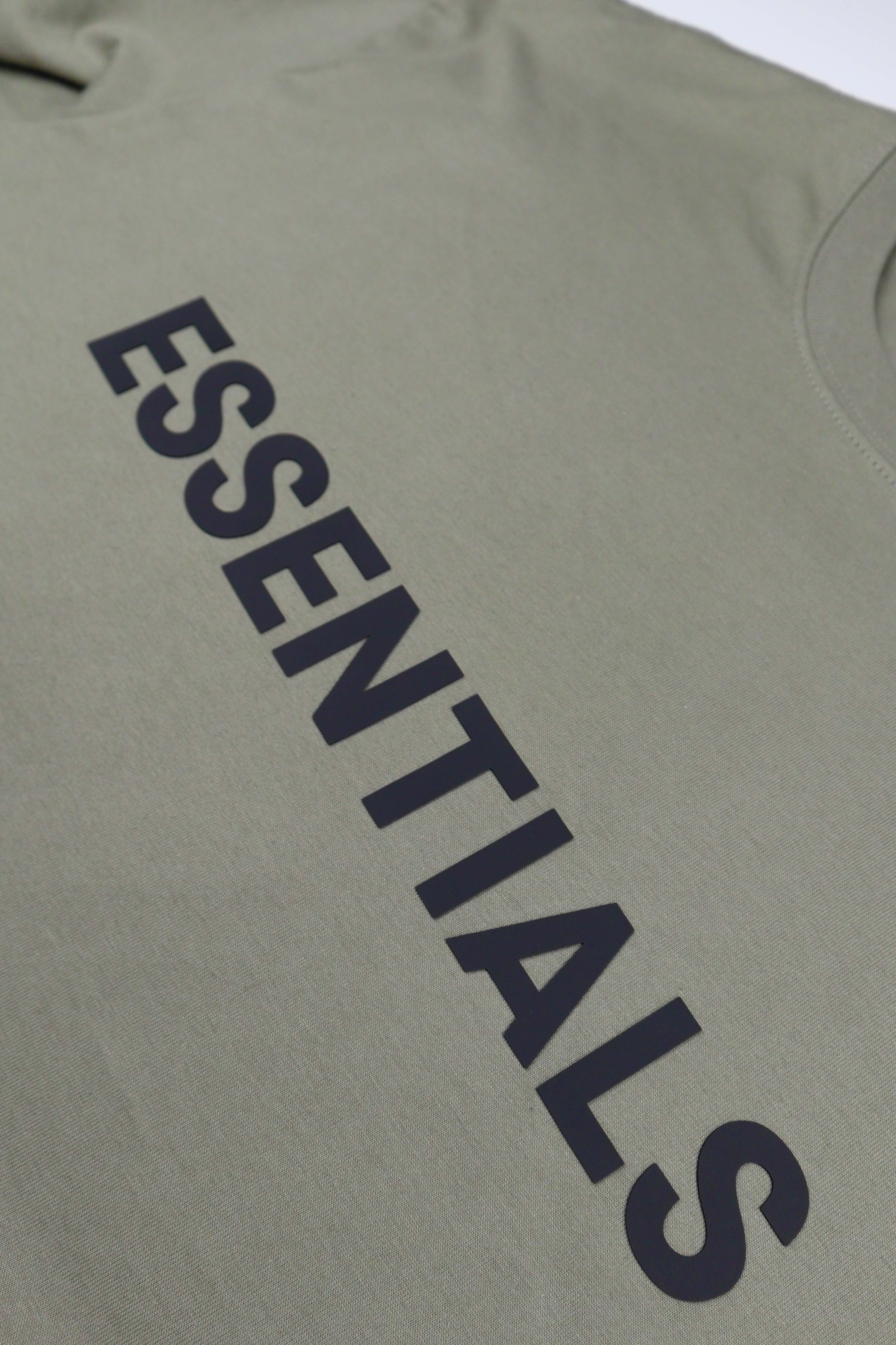 FOG ESSENTIALS T-SHIRT Olive green - OVERSIZED