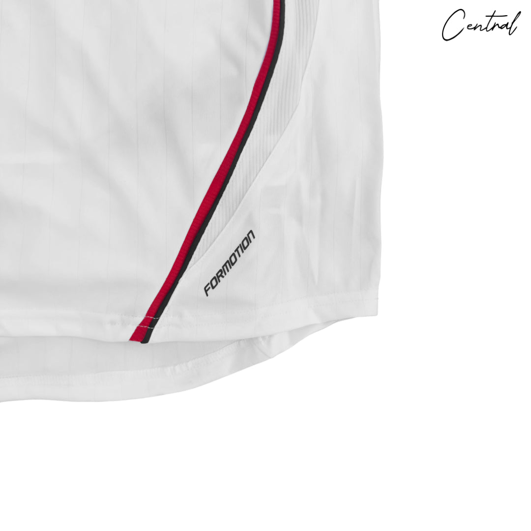 AC Milan 2006/07 UCL Final away retro jersey featuring the Bwin logo on a classic design.