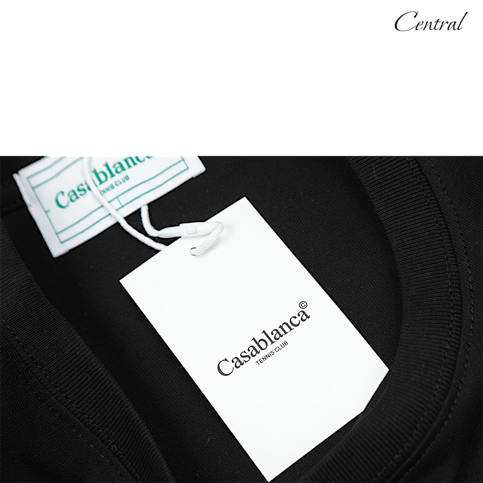 Casablanca t-shirt by Central.ae featuring a colorful graphic design on a soft, comfortable fabric.