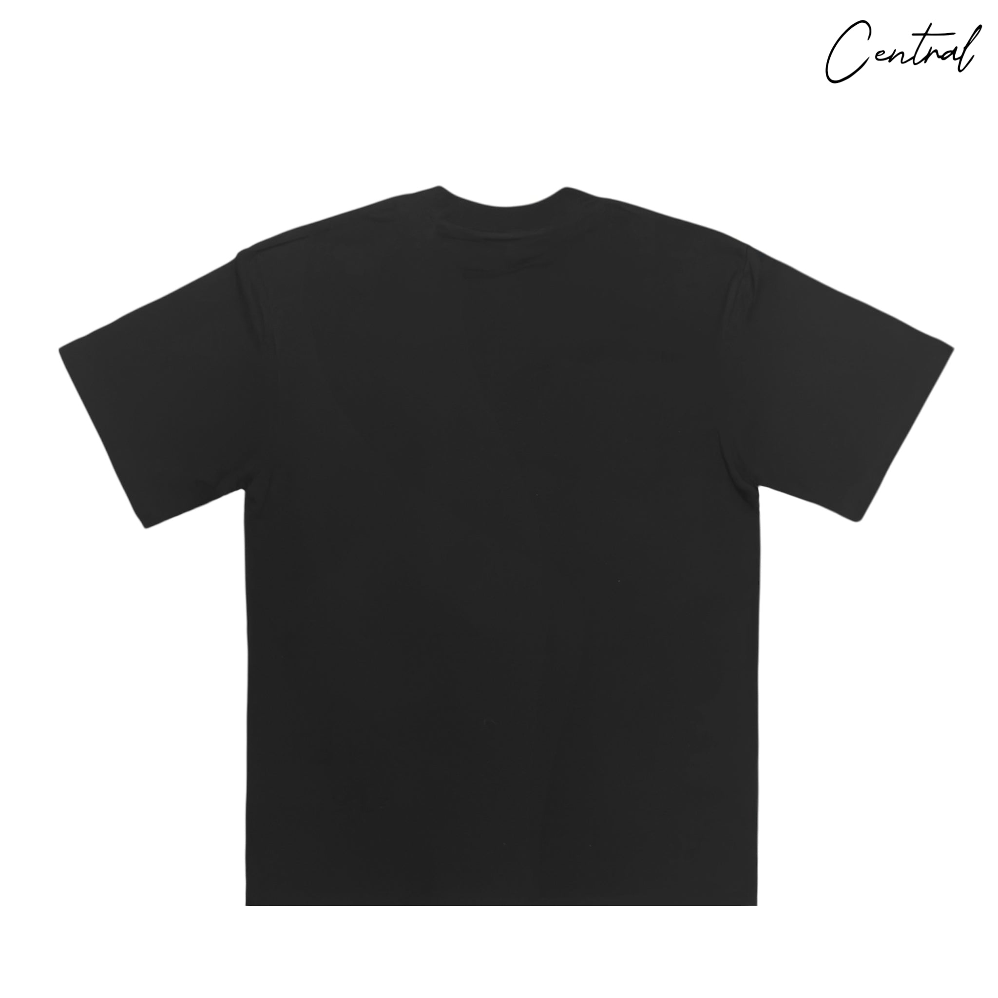 Corteiz OG Alcatraz T-shirt by Central Ae in black featuring a bold graphic print and classic crew neck design.