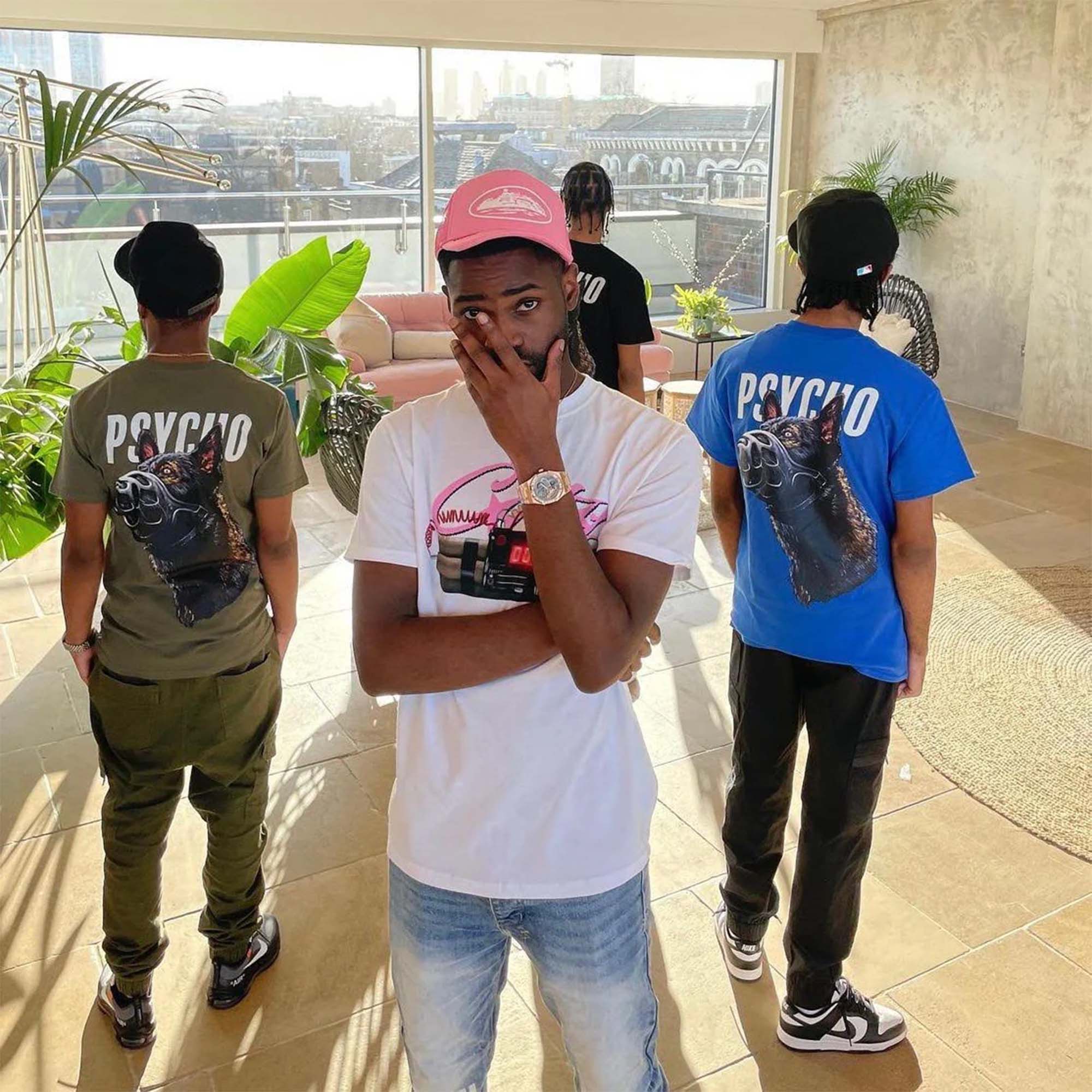 Central AE Corteiz No Time 4 Luv T-shirt featuring bold graphic design on a comfortable casual tee.