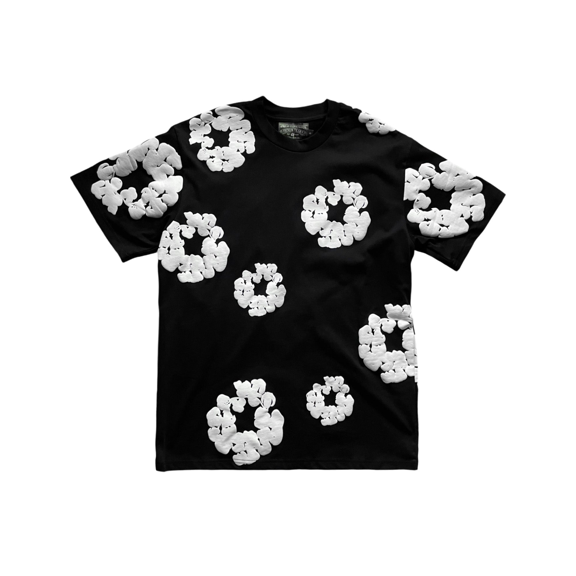 Central ae Denim Tears T-shirt featuring a unique graphic design on a classic fit in a casual setting.