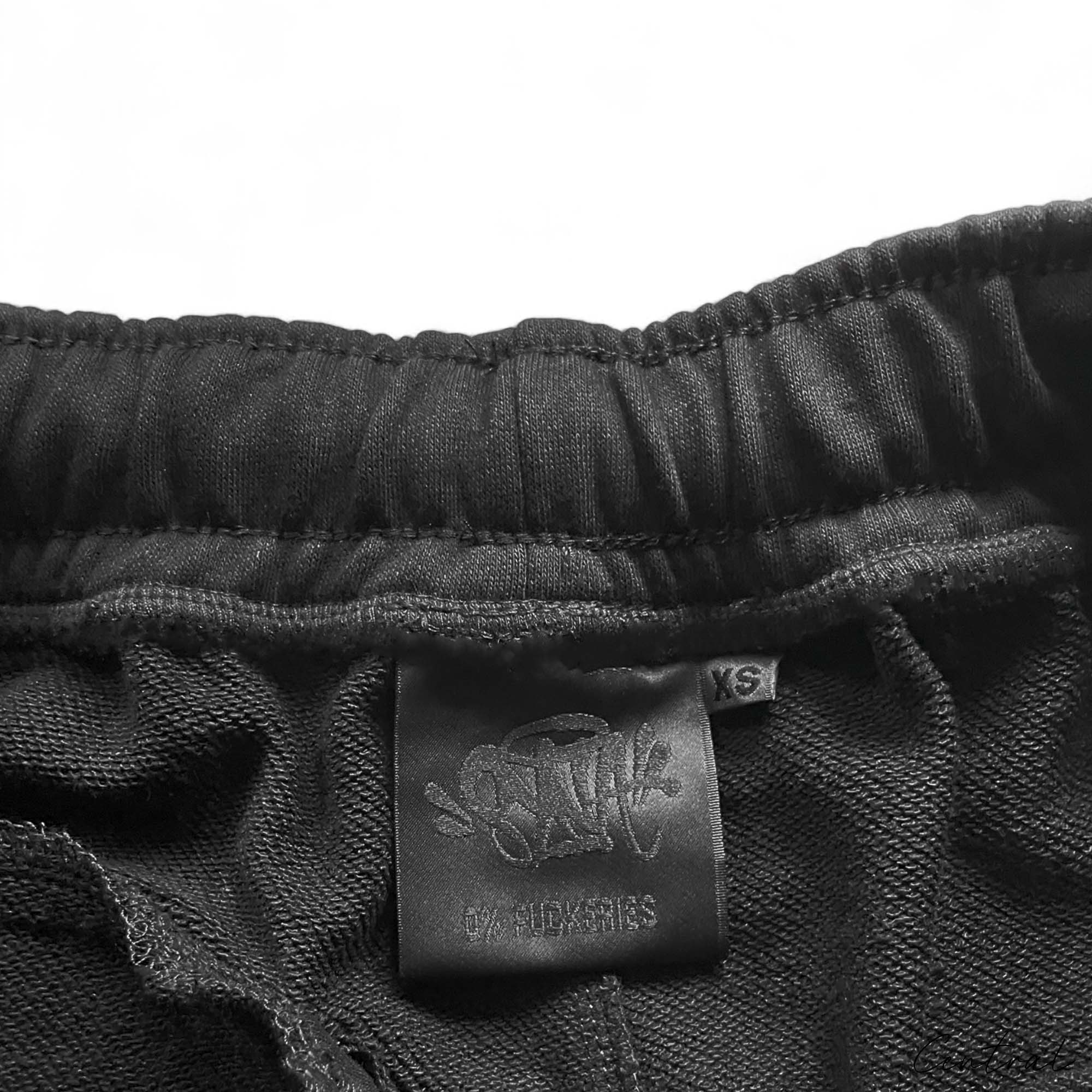 Black Syna World short set featuring a matching T-shirt and shorts from Central ae, perfect for casual wear.