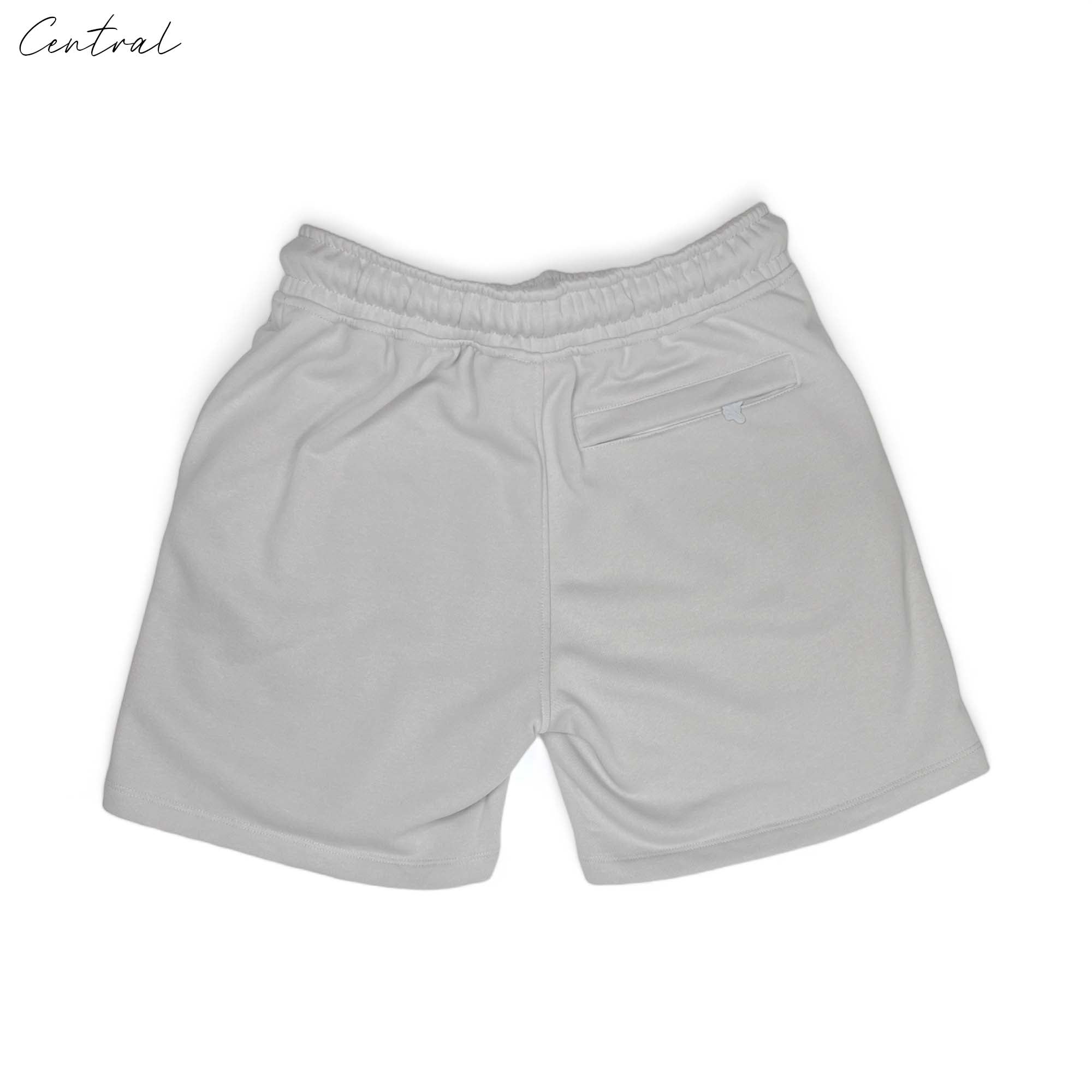 Gray and pink Syna World short set featuring a comfortable T-shirt and matching shorts by Closed.