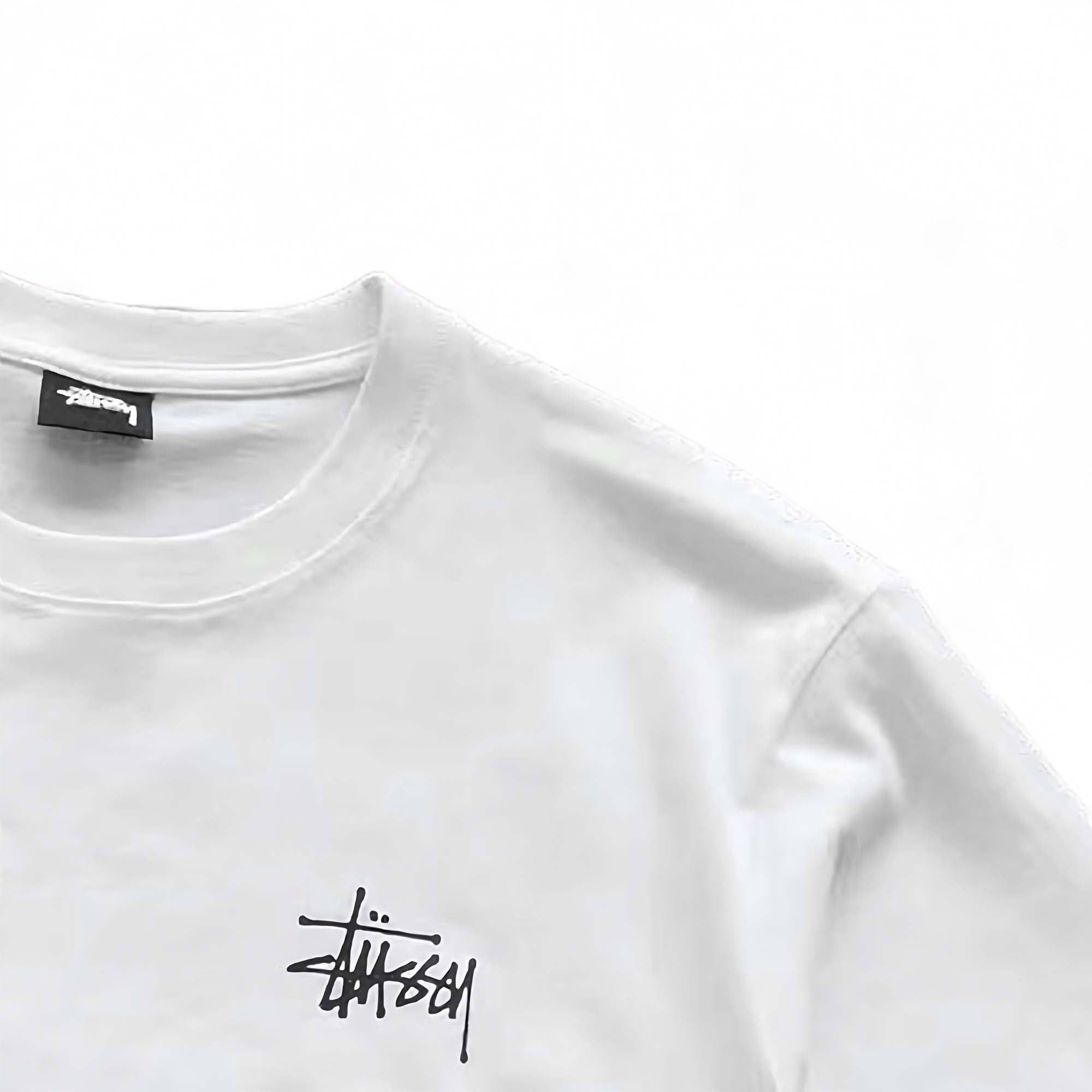 BASIC STÜSSY TEE White