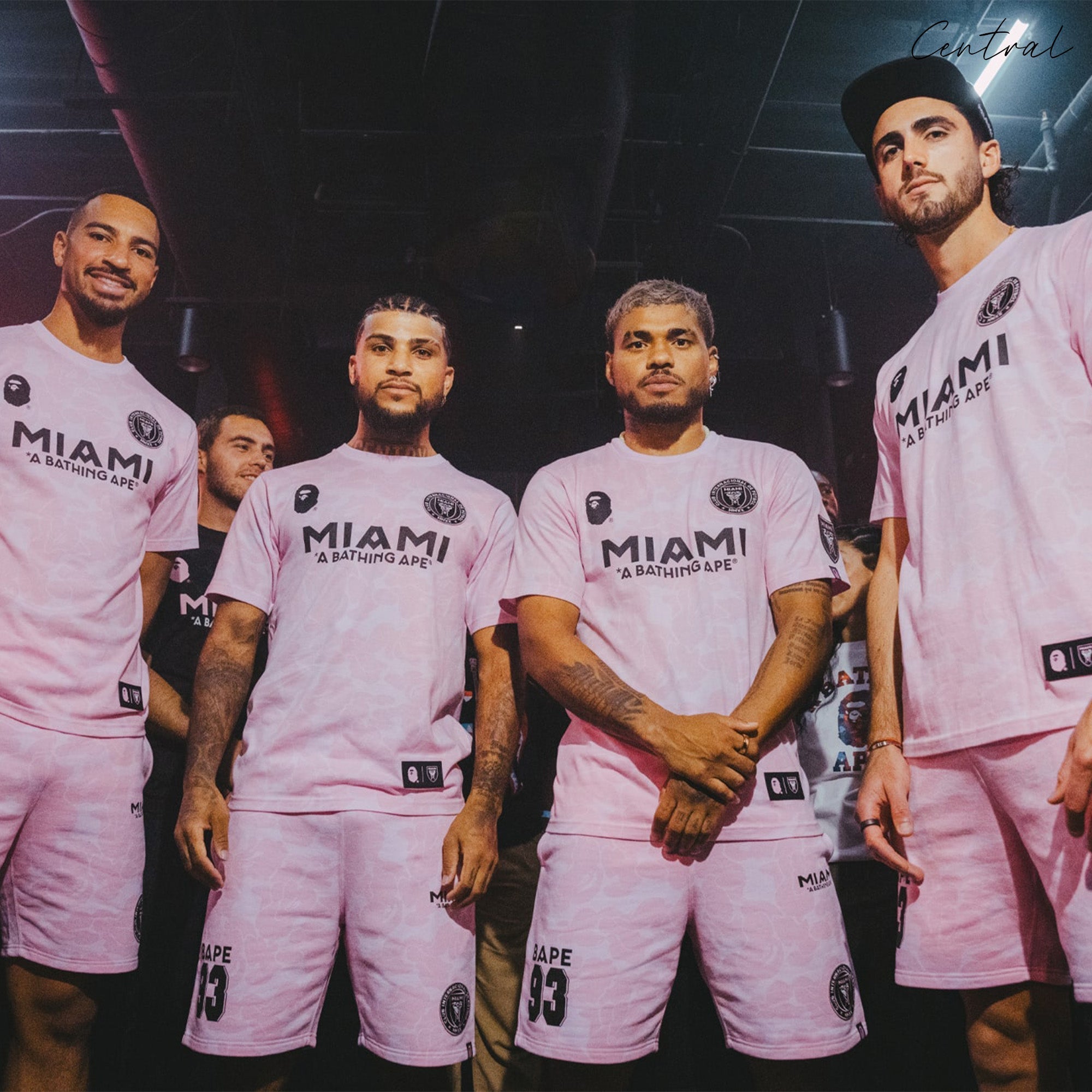 BAPE x Inter Miami Camo Tshirt "Pink"