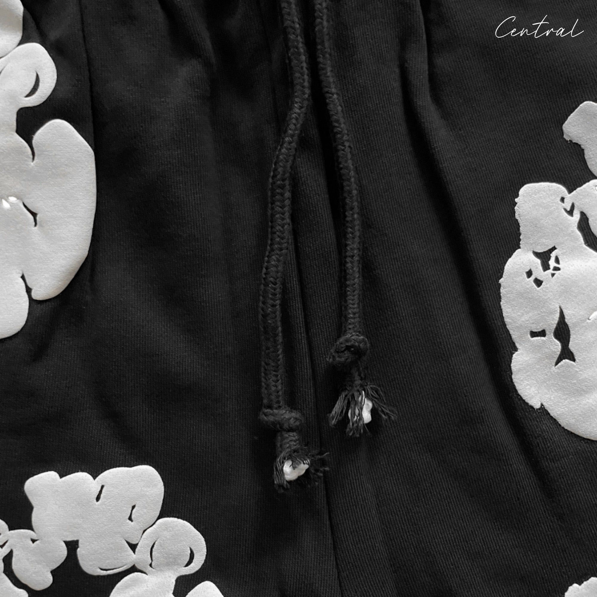 Denim Tears The Cotton Wreath Shorts Black