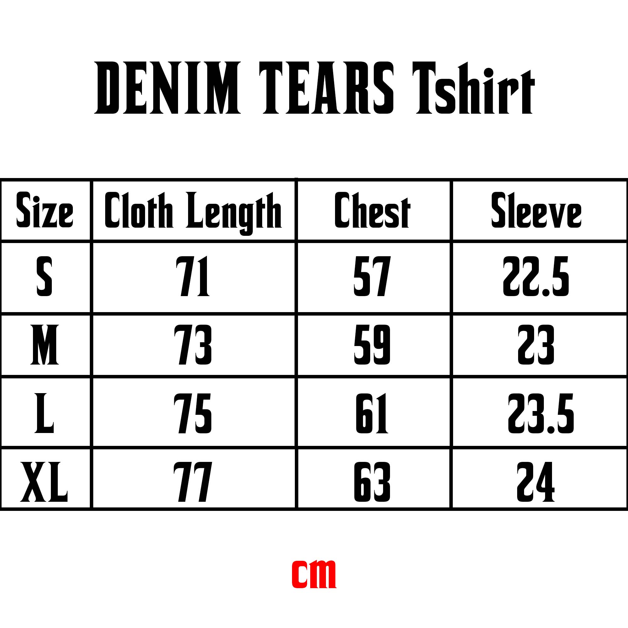 DENIM TEARS Tshirt