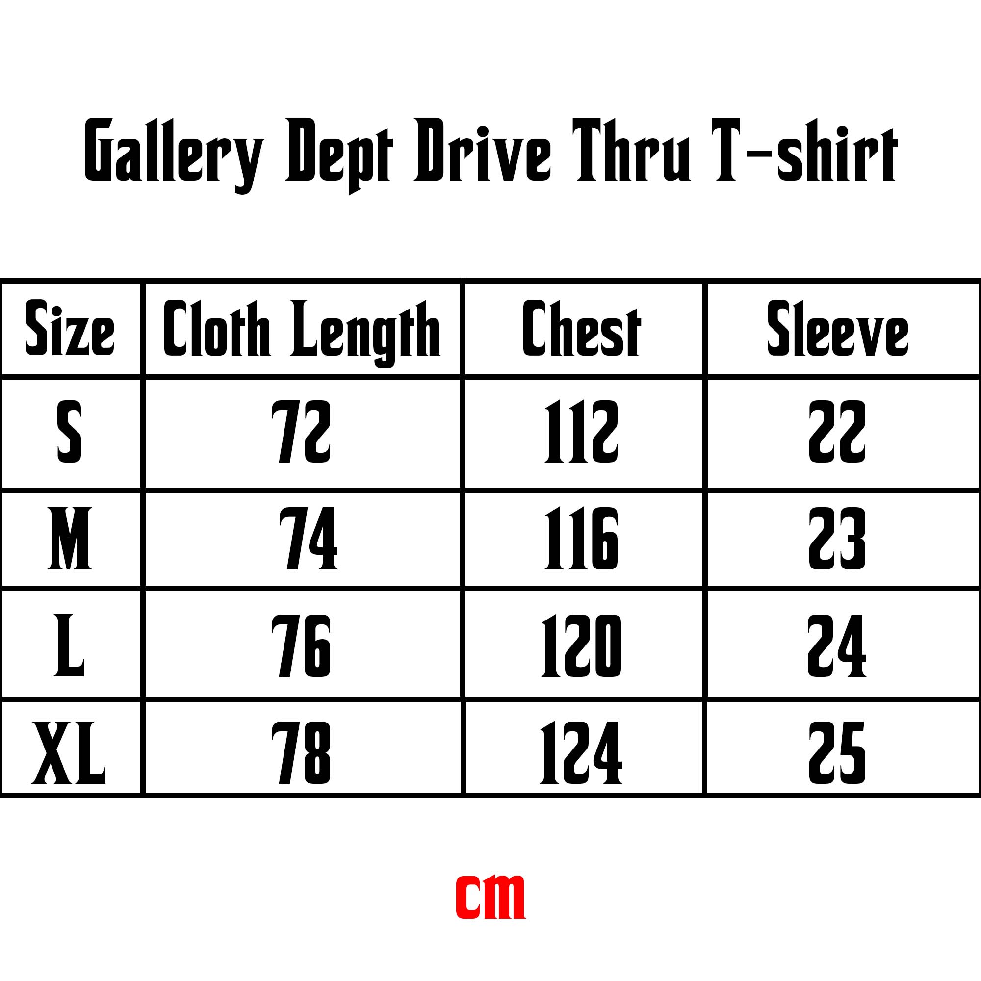 Gallery Dept Drive Thru T-shirt