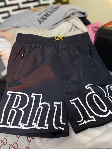 Rhude Short 'Black' photo review