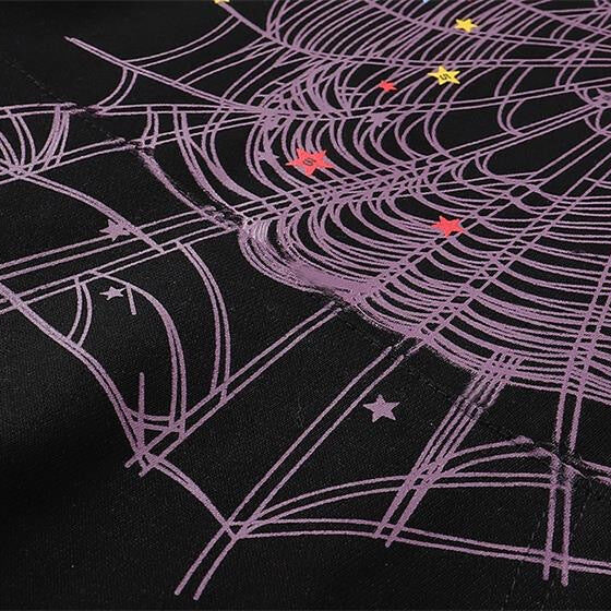 Central ae Sp5der Web Hoodie featuring a unique spider web design and comfortable fit, displayed against a neutral background.