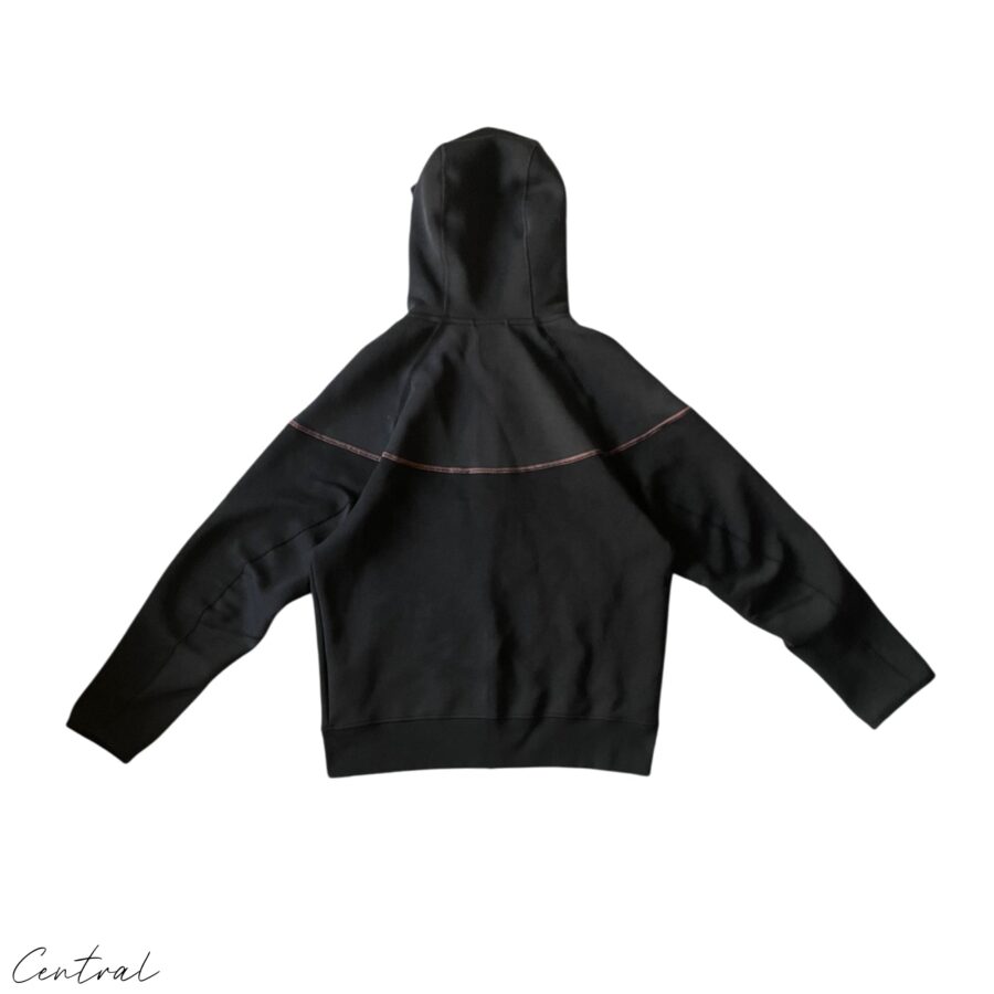 Nike x Central Cee Tech Fleece in gray showcasing relaxed fit and soft fabric, perfect for casual wear.