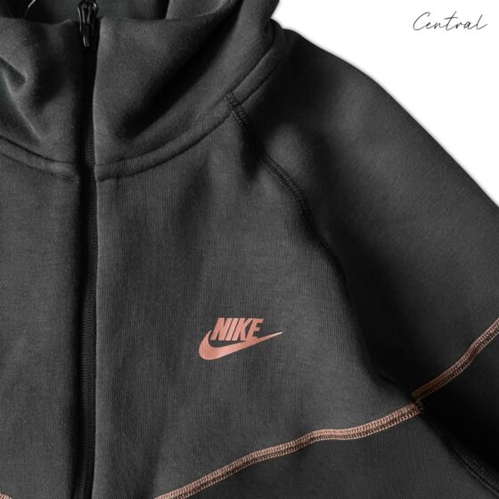 Nike x Central Cee Tech Fleece featuring a stylish design in a cozy fit, showcasing the logo and fabric texture.
