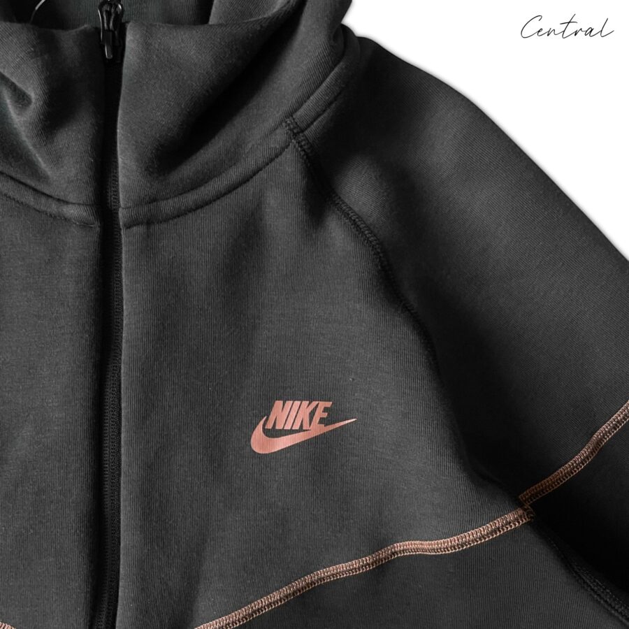 Nike x Central Cee Tech Fleece featuring a stylish design in a cozy fit, showcasing the logo and fabric texture.