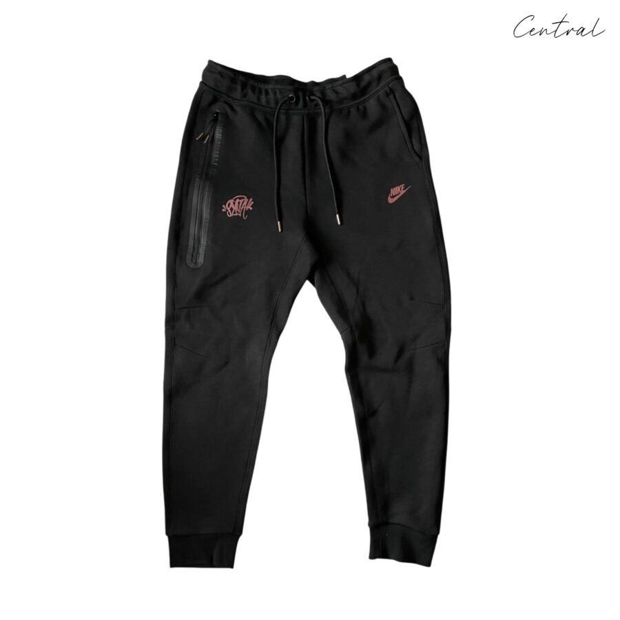 Nike x Central Cee Tech Fleece in gray with a modern design, featuring a hood and zip pockets for a stylish look.