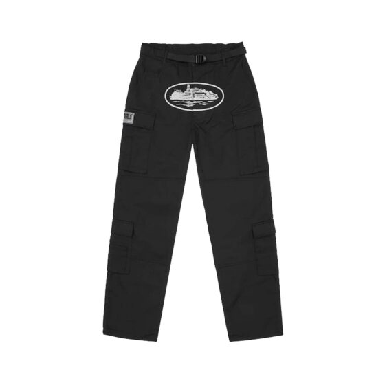 Corteiz cargo pants in a sleek design featuring multiple pockets and a comfortable fit, perfect for casual wear.