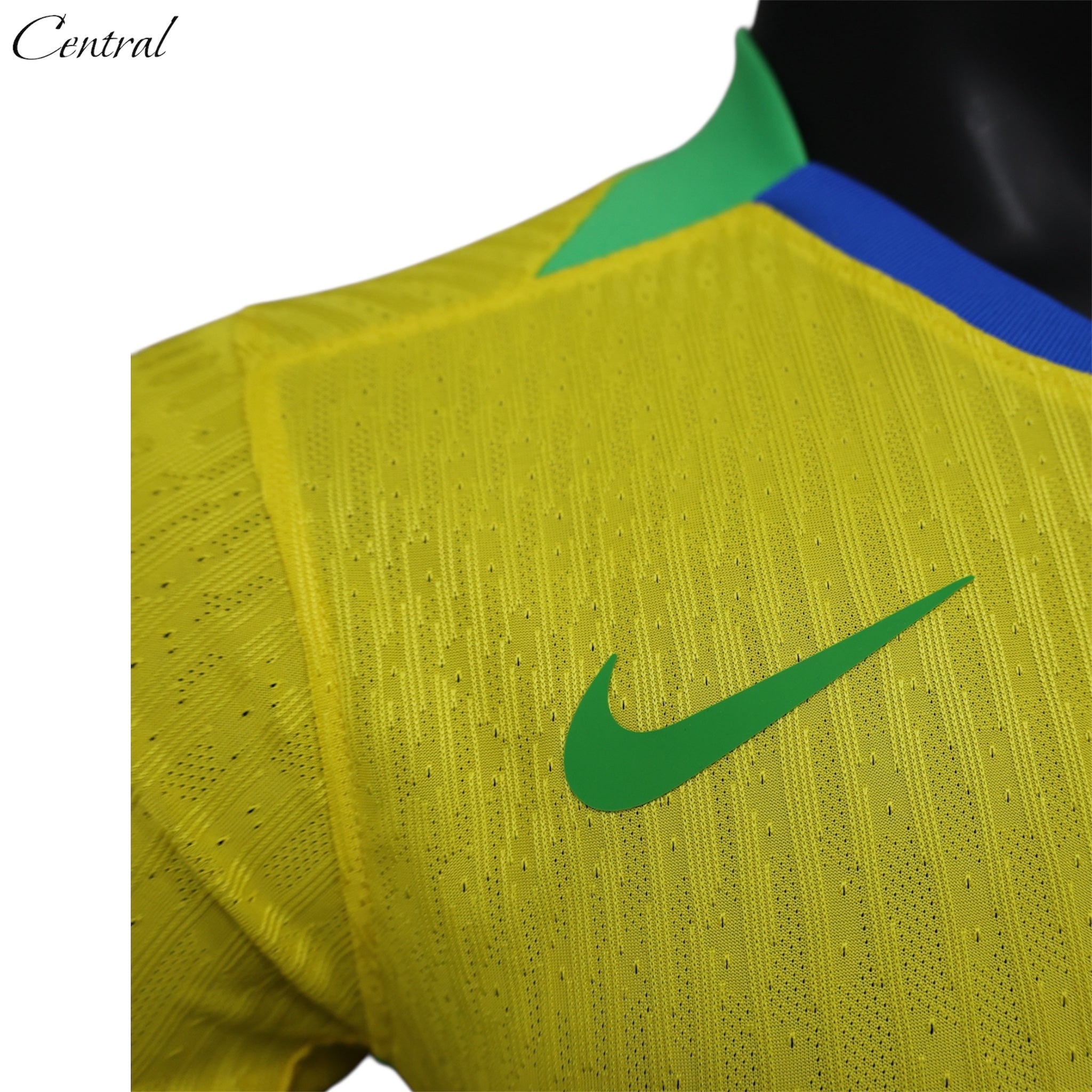 Brazil 25/26 player version jersey by Central.ae, featuring vibrant colors and team logo on a classic athletic design.