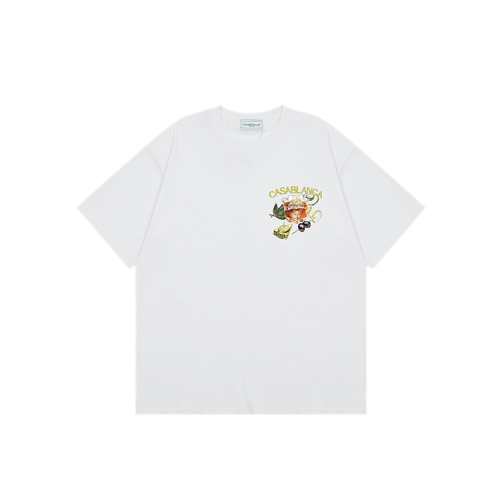 Casablanca t-shirt by Central.ae featuring a stylish design, soft fabric, and casual fit, perfect for everyday wear.