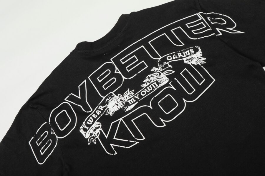 Corteiz x BBK Royale Tee in black featuring a graphic design, short sleeves, and a relaxed fit by Central Ae.