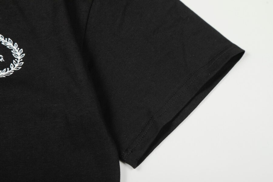 Corteiz x BBK Royale Tee by Central Ae in black, featuring logo print and relaxed fit design.