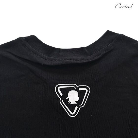 Trapstar x More Bands black OTW tee featuring graphic design and relaxed fit, perfect for casual wear.