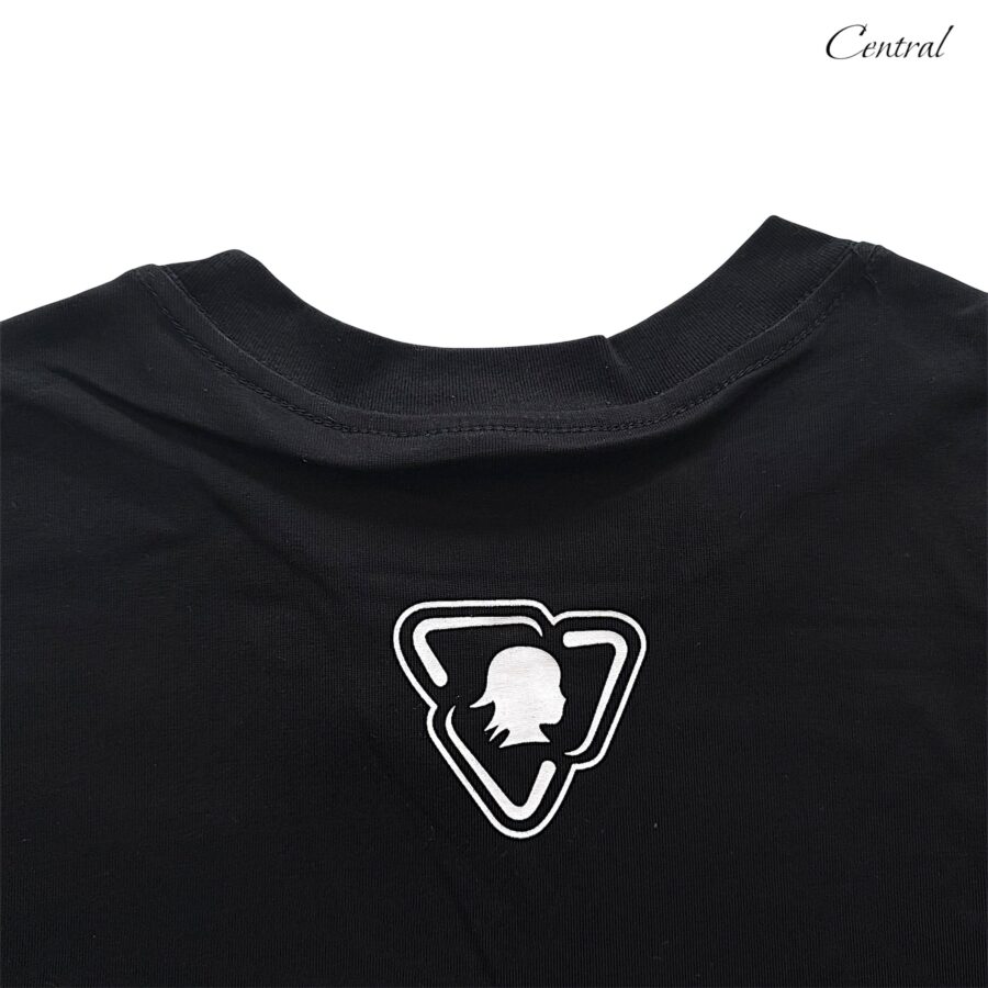 Trapstar x More Bands black OTW tee featuring graphic design and relaxed fit, perfect for casual wear.