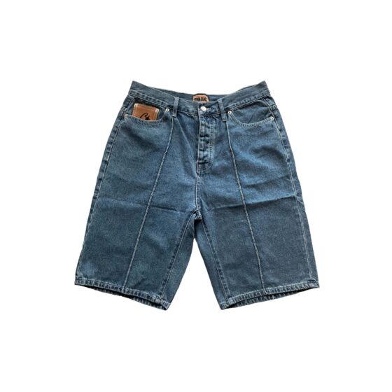 Corteiz C-Star denim shorts featuring a relaxed fit and stylish design, perfect for casual summer wear.