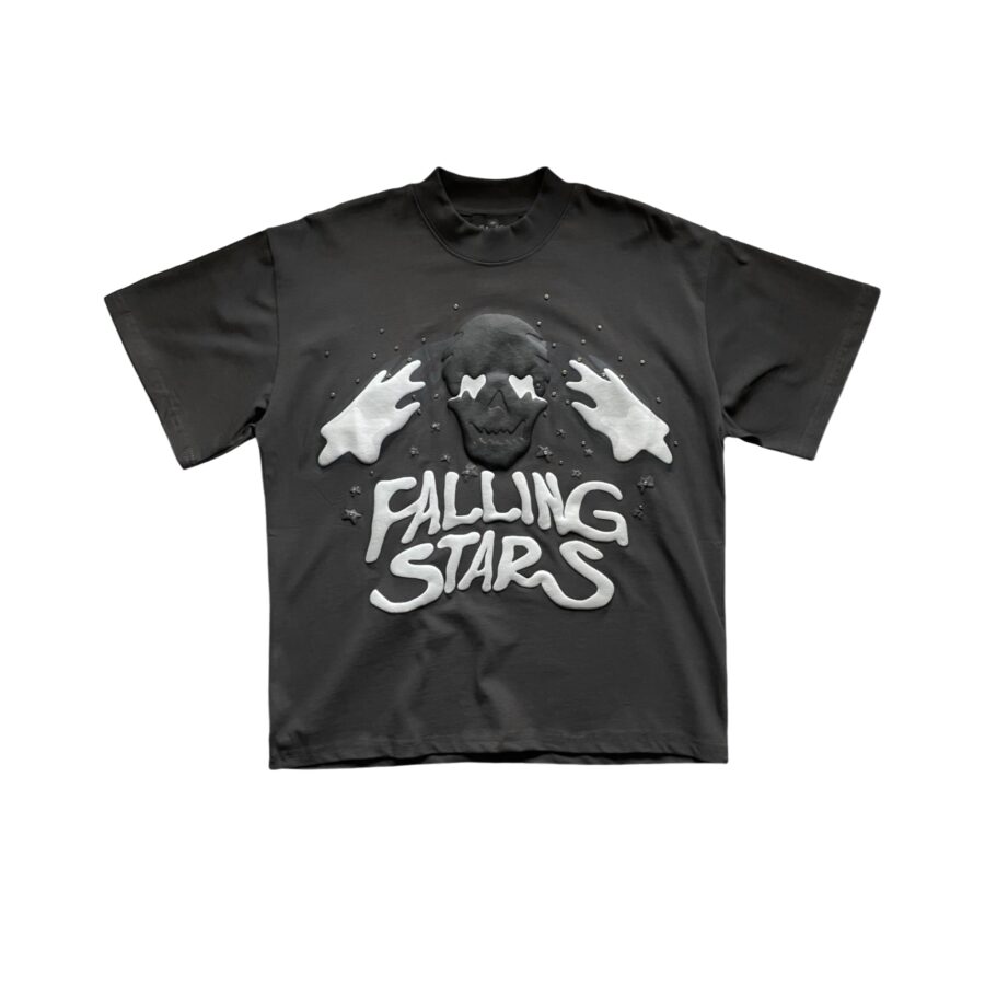 Falling Stars T-shirt by Central ae featuring a unique graphic design on a comfortable cotton fabric.