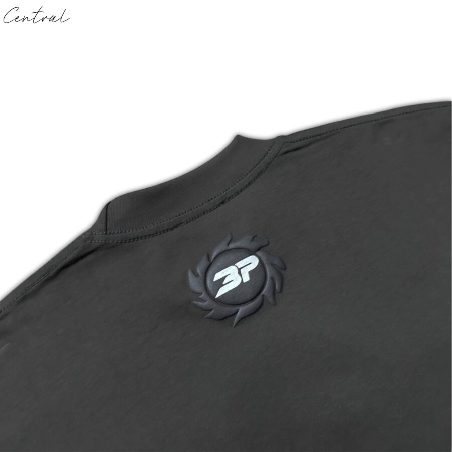 Broken Planet Falling Stars T-Shirt by Central ae featuring a colorful star graphic on a casual tee.