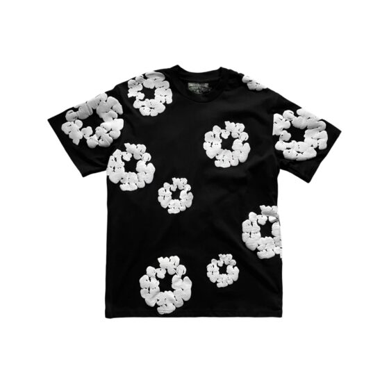 Central ae Denim Tears T-shirt featuring a unique graphic design on a classic fit in a casual setting.