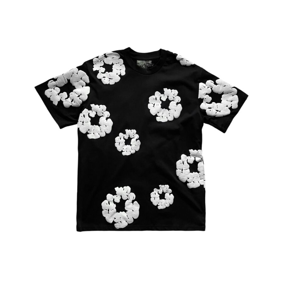 Central ae Denim Tears T-shirt featuring a unique graphic design on a classic fit in a casual setting.