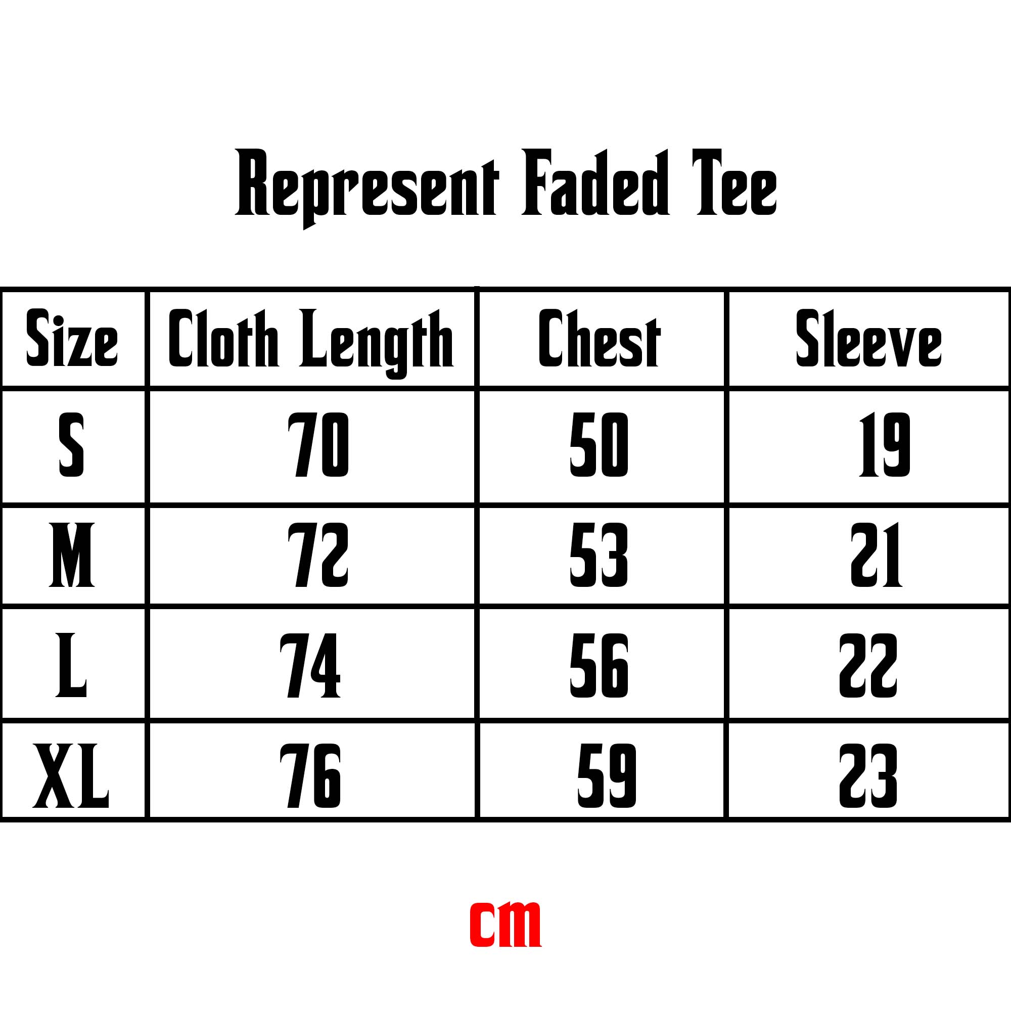Faded Represent 'The Spirit Untamed' T-shirt featuring a relaxed fit and graphic design in soft fabric.