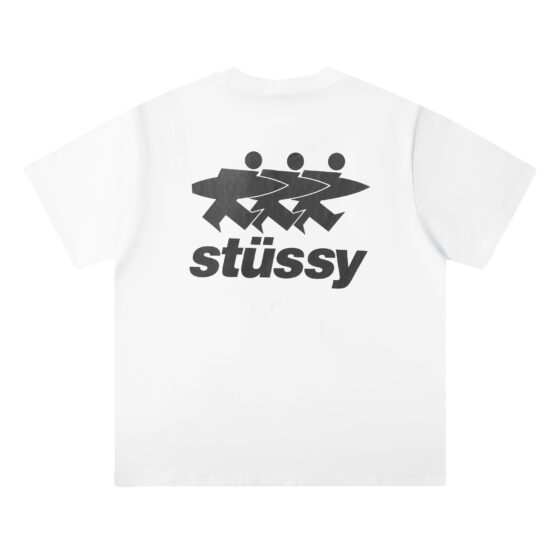 Stussy SURFWALK t-shirt in a casual fit, featuring a vibrant graphic design on soft cotton fabric.