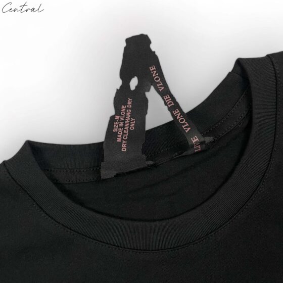 Vlone x The Weeknd After Hours T-Shirt featuring bold graphics and a relaxed fit in black cotton fabric.