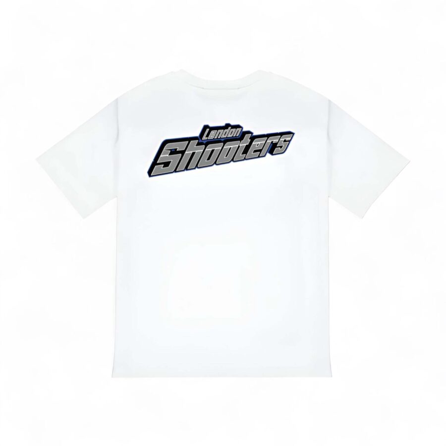 Trapstar Shooters shorts set featuring a stylish t-shirt and matching shorts in a trendy design.