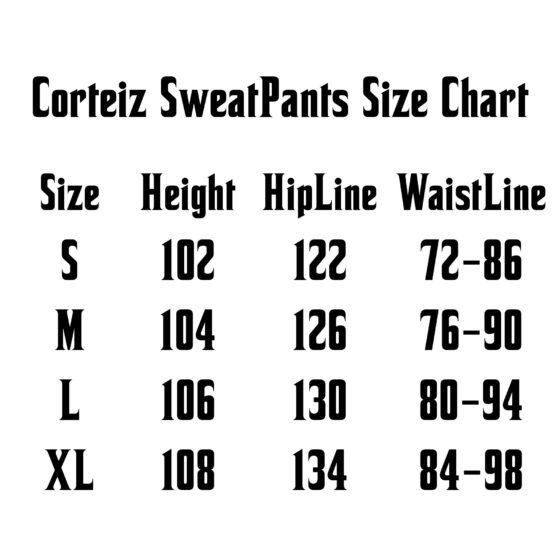 Corteiz Alcatraz sweatpants in baby blue, featuring a relaxed fit and comfortable fabric, displayed flat on a surface.